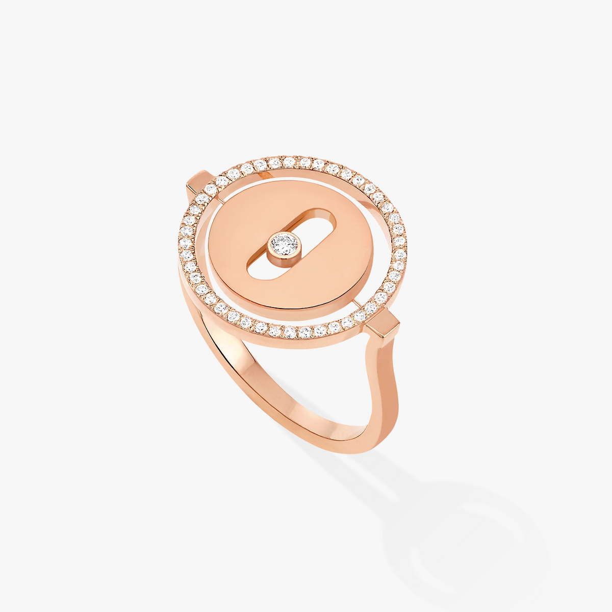 [⭐Spark]Demo MOVE PINK GOLD DIAMOND RING