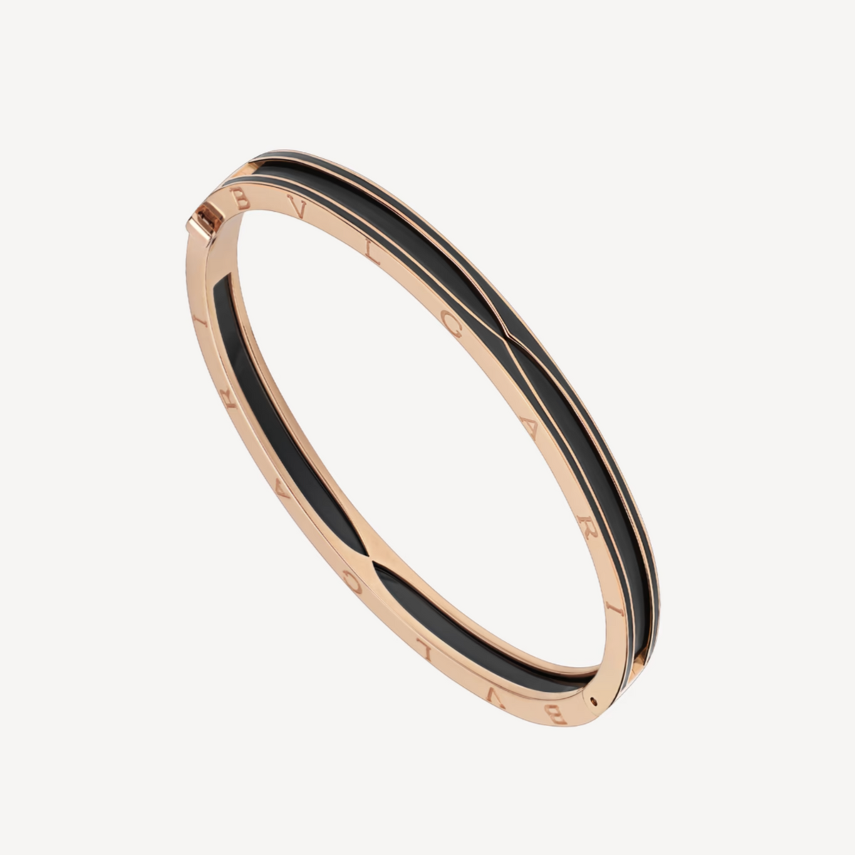 [⭐Spark]ZERO 1 PINK GOLD WITH MATTE BLACK CERAMIC BRACELET