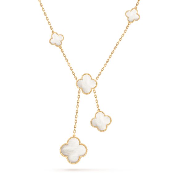 [⭐Spark]CLOVER MOTHER OF PEARL NECKLACE 6 MOTIF