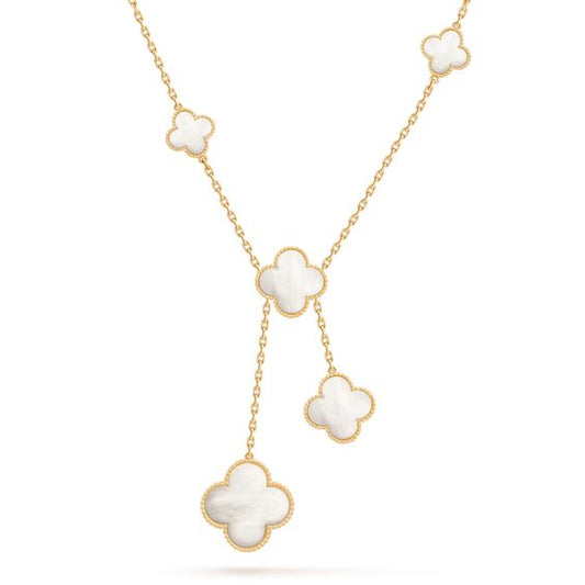 [⭐Spark]CLOVER MOTHER OF PEARL NECKLACE 6 MOTIF