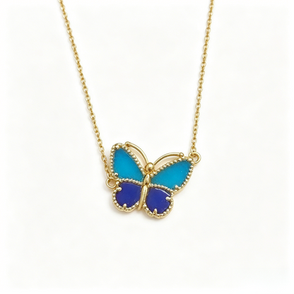 [⭐Spark]  2026 NEW LUCKY BUTTERFLY 1 MOTIFS NECKLACE