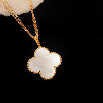 [⭐Spark]CLOVER 25MM MOP LARGE PENDANT NECKLACE