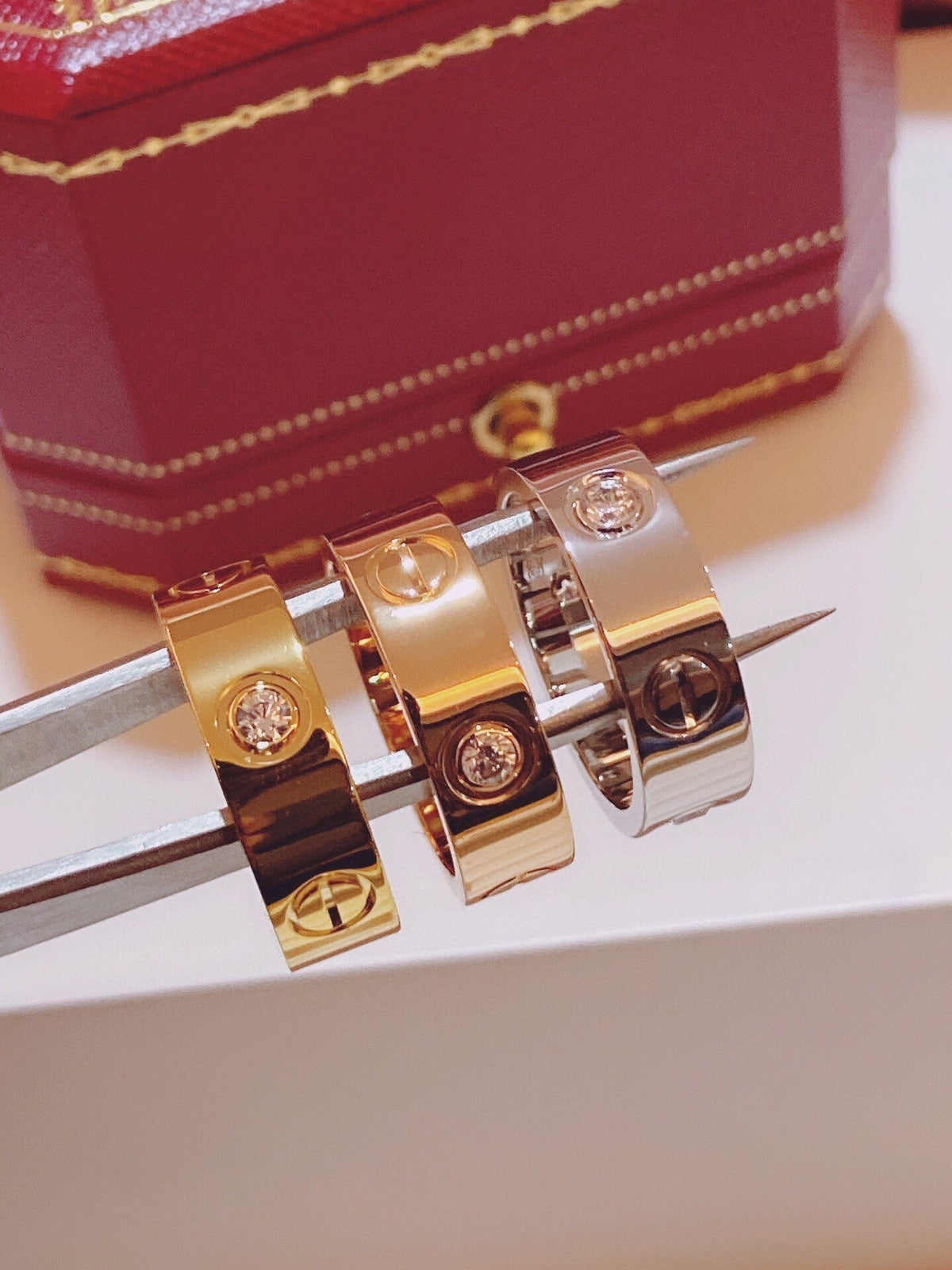 [⭐Spark]Three-Diamond Ring