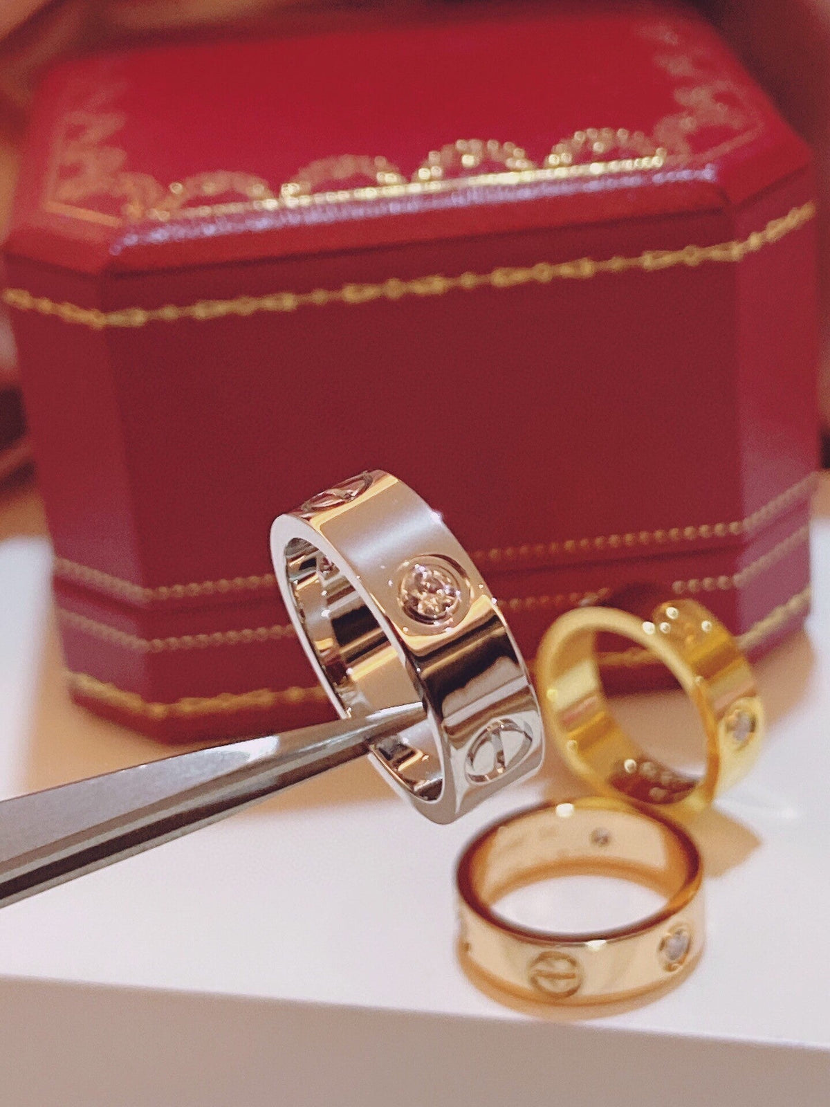 [⭐Spark]Three-Diamond Ring
