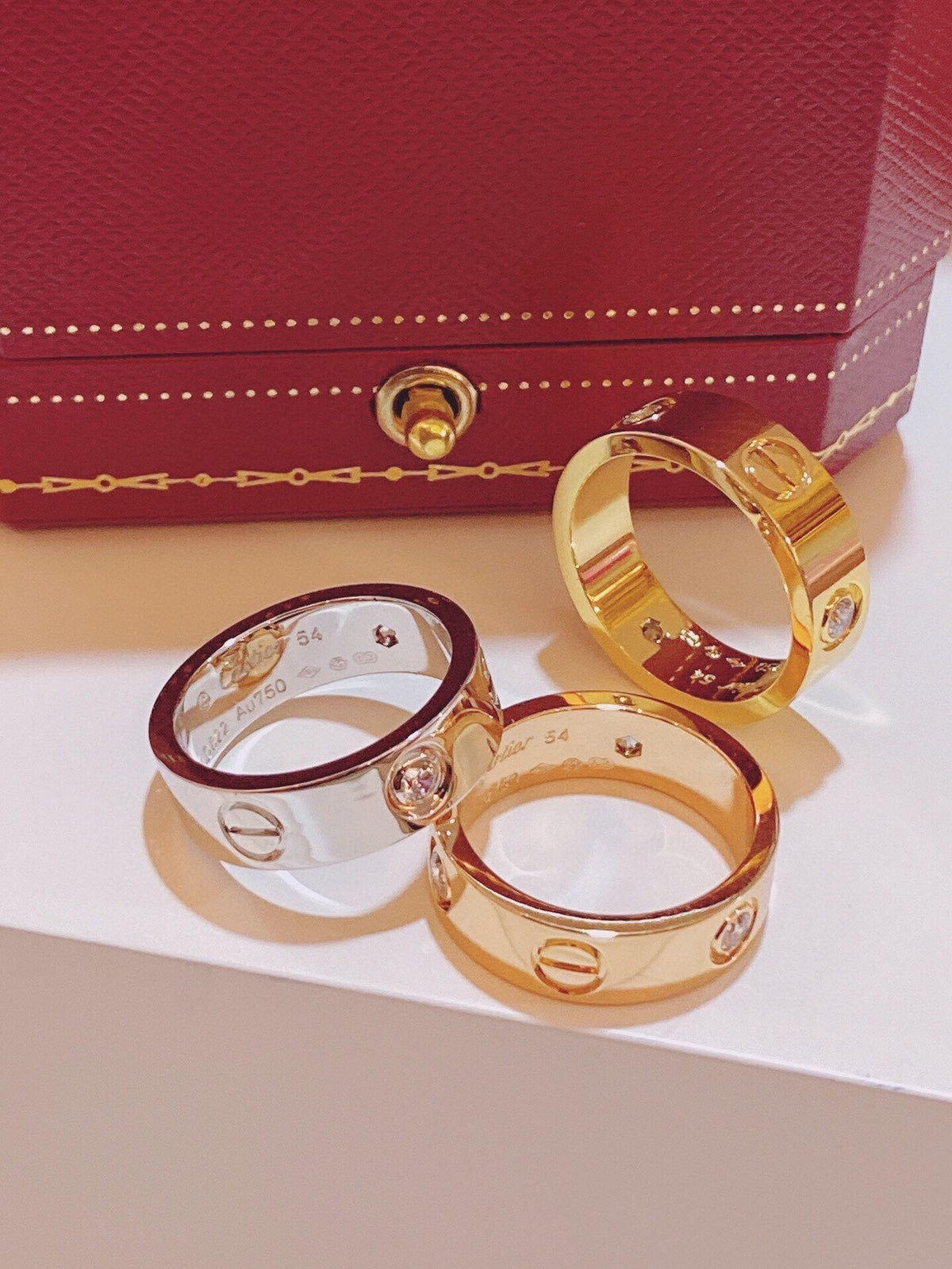 [⭐Spark]Three-Diamond Ring