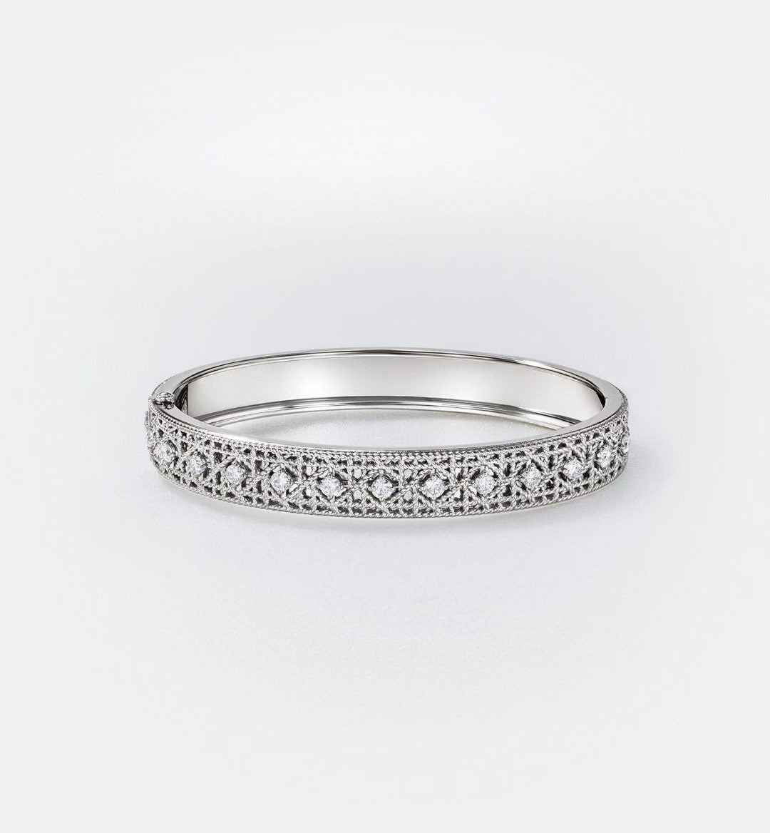 [⭐Spark]2026 WOVEN-PATTERN BRACELET SET WITH FULL DIAMOND INLAY THREE-COLORS