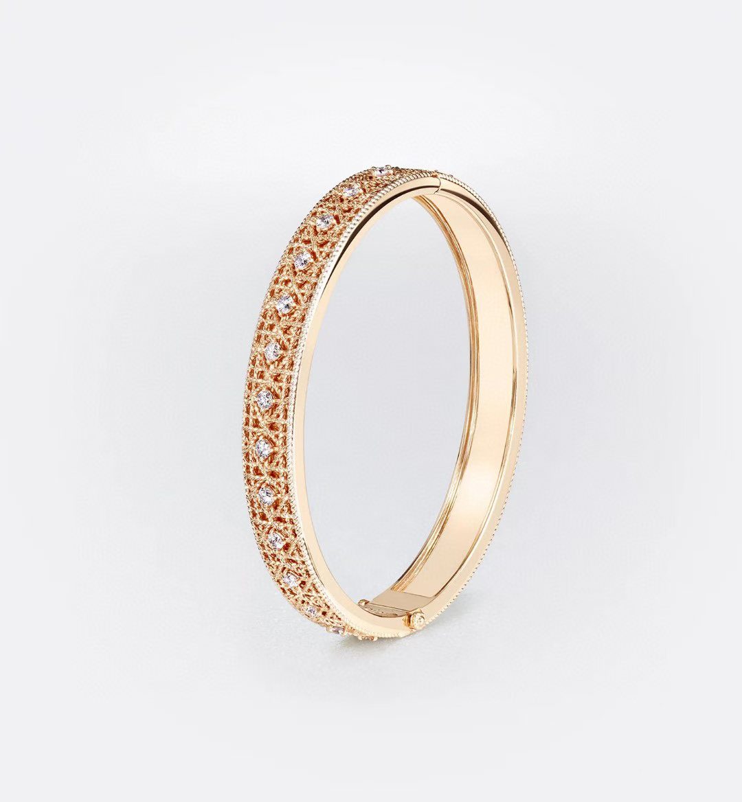 [⭐Spark]2026 WOVEN-PATTERN BRACELET SET WITH FULL DIAMOND INLAY THREE-COLORS