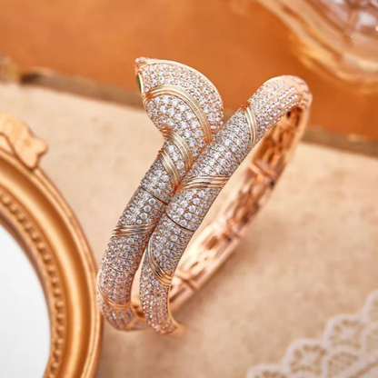 [⭐Spark]HAUTE COUTURE GOLD SERPENTI BRACELET