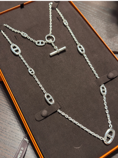 [⭐Spark]Classic Silver Sweater Chain