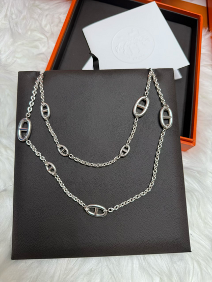 [⭐Spark]Classic Silver Sweater Chain
