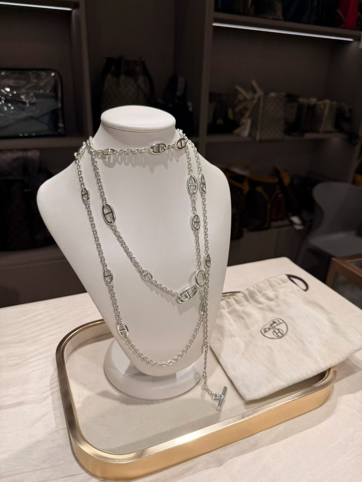 [⭐Spark]Classic Silver Sweater Chain