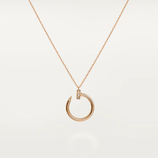 [⭐Spark]JUSTE NECKLACE PINK GOLD