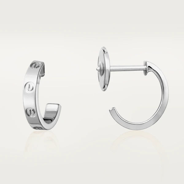 [⭐Spark]LOVE EARRINGS 2.65MM SILVER