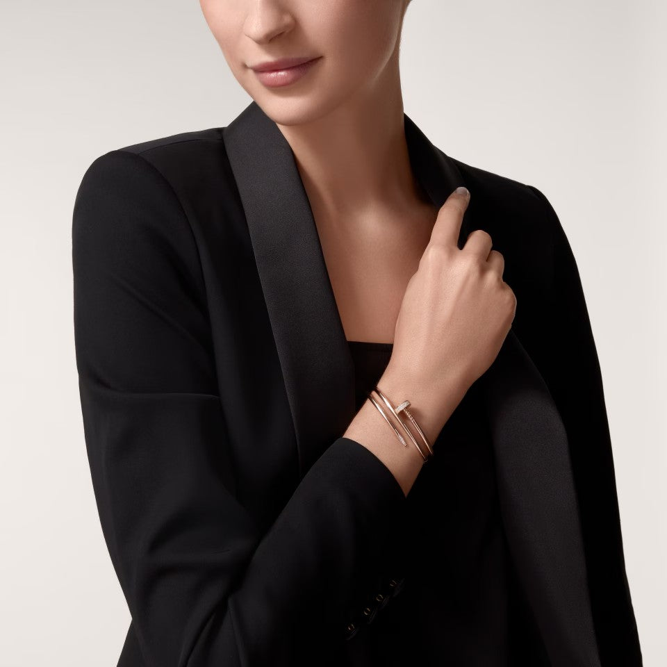 [⭐Spark]JUSTE BRACELET 3.5MM DOUBLE ROW DIAMOND