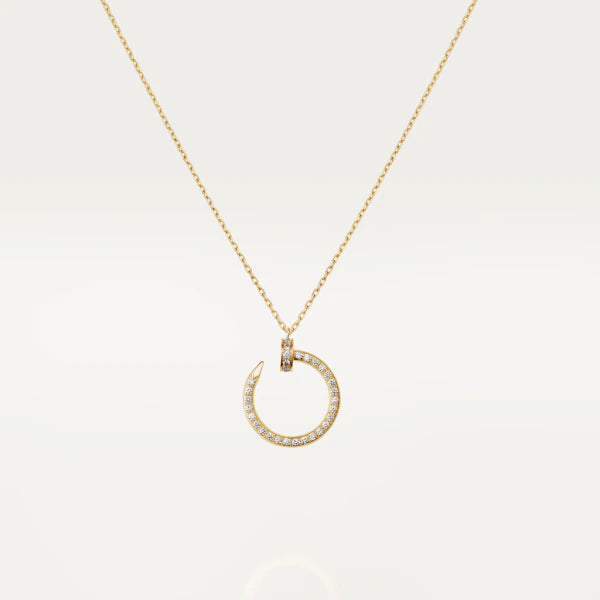 [⭐Spark]JUSTE NECKLACE GOLD DIAMONDS