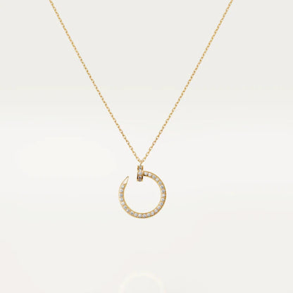 [⭐Spark]JUSTE NECKLACE GOLD DIAMONDS