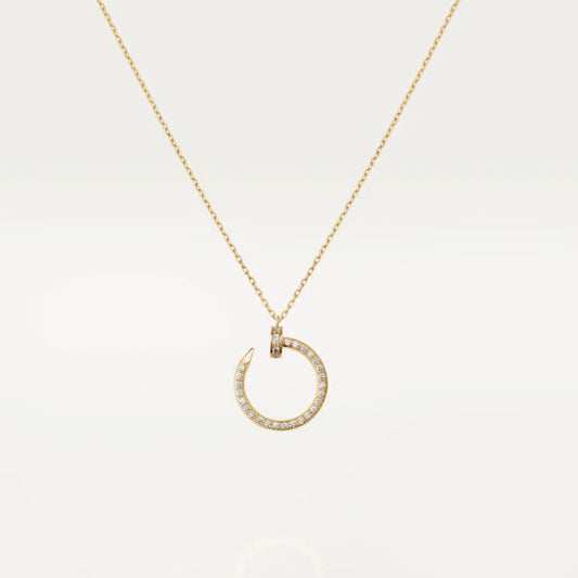 [⭐Spark]JUSTE NECKLACE GOLD DIAMONDS