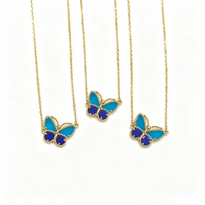 [⭐Spark]  2026 NEW LUCKY BUTTERFLY 1 MOTIFS NECKLACE