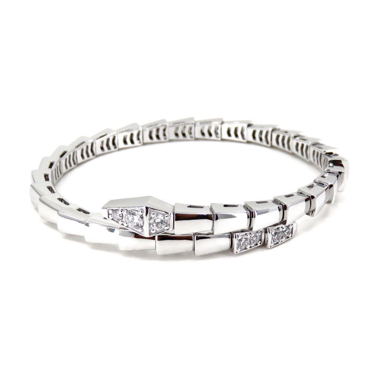 [⭐Spark]SERPENTI BRACELET DIAMONDS SILVER