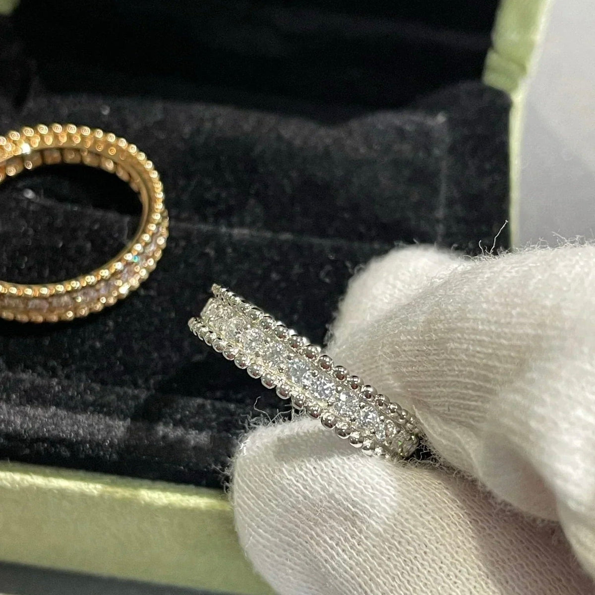 [⭐Spark]PERLEE DIAMOND SILVER RING