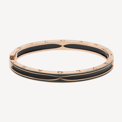 [⭐Spark]ZERO 1 PINK GOLD WITH MATTE BLACK CERAMIC BRACELET