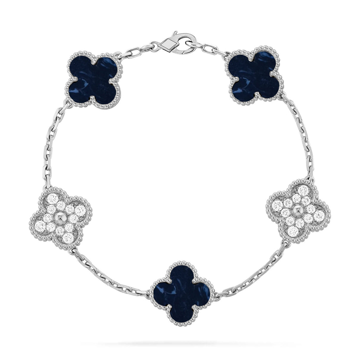 [⭐Spark]CLOVER 5 MOTIF PIETERSITE BRACELET COLLECTION