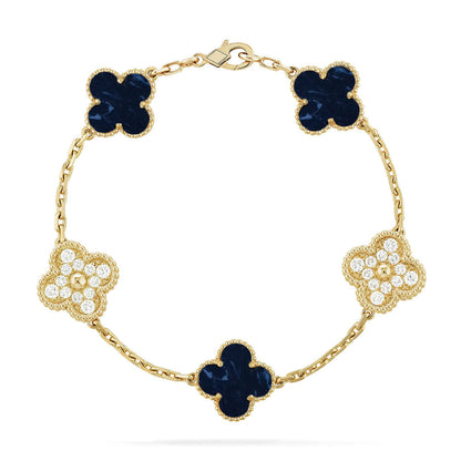 [⭐Spark]CLOVER 5 MOTIF PIETERSITE BRACELET COLLECTION