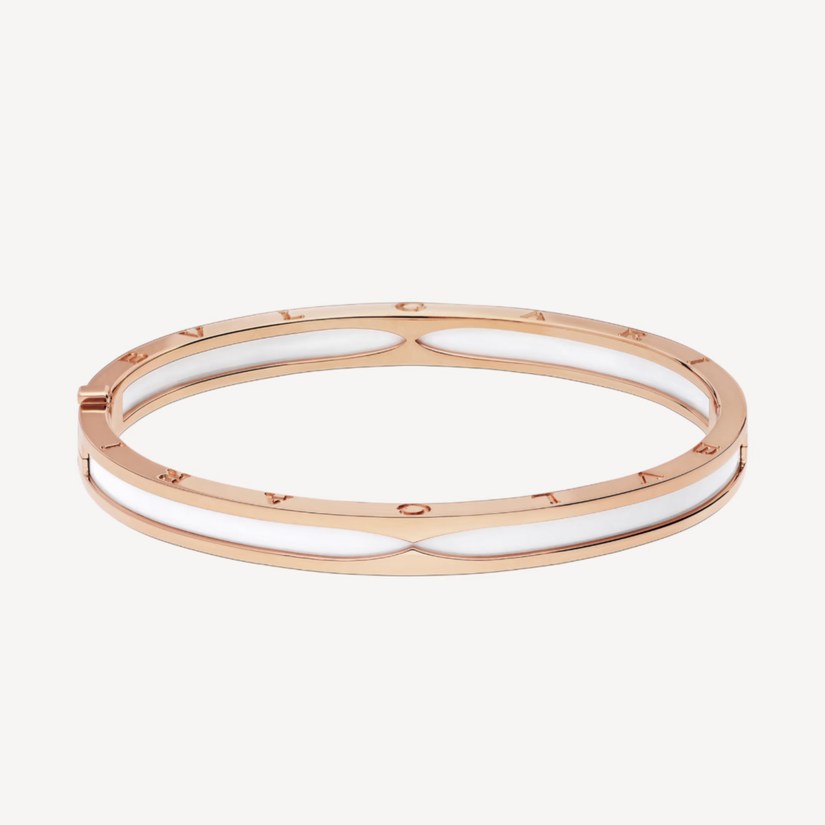 [⭐Spark]ZERO 1 PINK GOLD WITH WHITE CERAMIC BRACELET