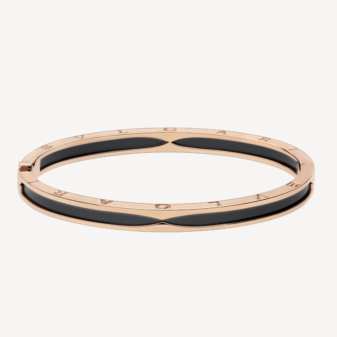 [⭐Spark]ZERO 1 PINK GOLD WITH BLACK CERAMIC BRACELET
