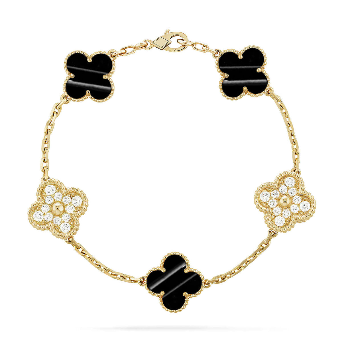 [⭐Spark] CLOVER 5 MOTIF PULSAR STONE BRACELET COLLECTION