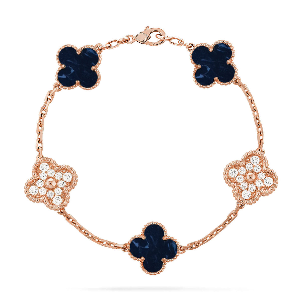 [⭐Spark]CLOVER 5 MOTIF PIETERSITE BRACELET COLLECTION