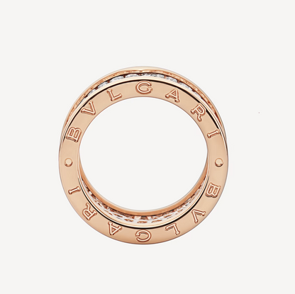 [⭐Spark]ZERO 1 WITH PAVED DIAMONDS ON THE SPIRAL RING