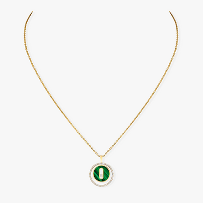 [⭐Spark]Demo MOVE 1 DIAMOND MALACHITE GOLD DIAMOND NECKLACE