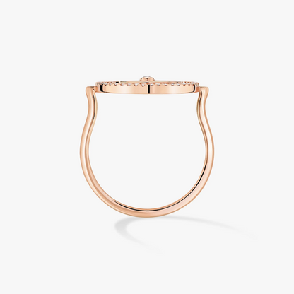 [⭐Spark]Demo MOVE PINK GOLD DIAMOND RING