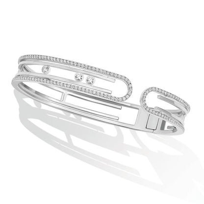 [⭐Spark]MOVE 10TH PAVED DIAMOND BRACELET