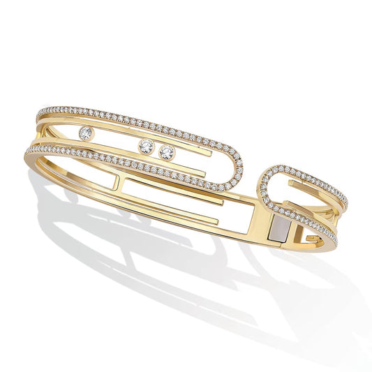 [⭐Spark]MOVE 10TH PAVED DIAMOND BRACELET