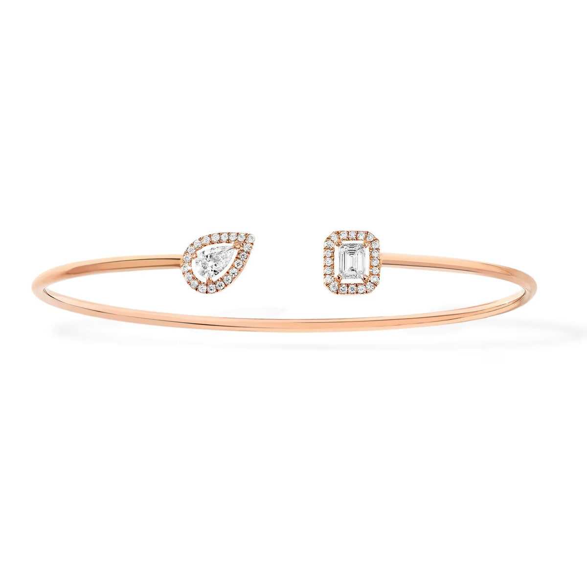 [⭐Spark]JONC FLEX MY TWIN TOI & MOI SILVER DIAMOND BRACELET