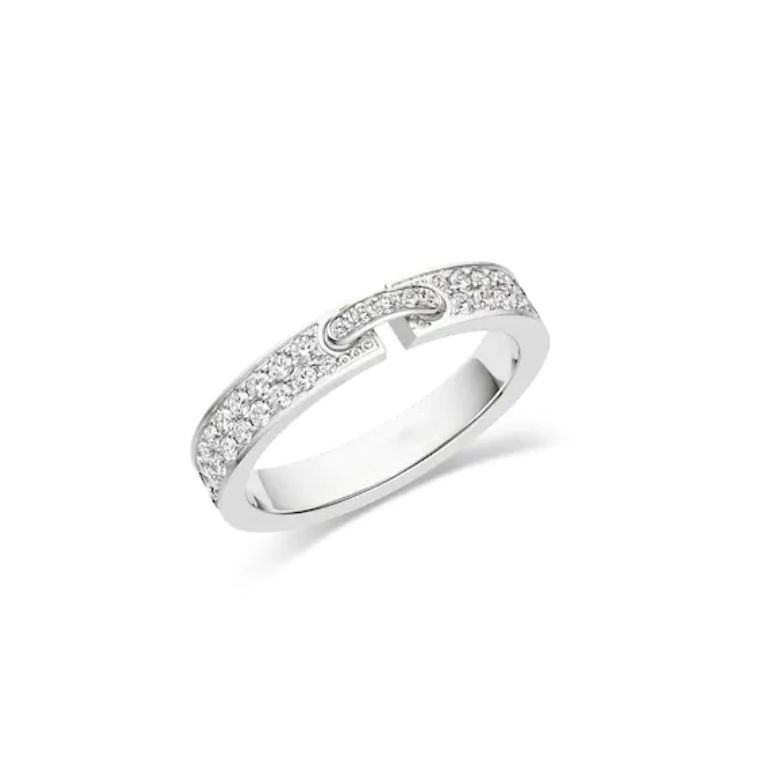 [⭐Spark]ALLIANCE LIENS VIDENCE PAVED DIAMOND 4MM RING