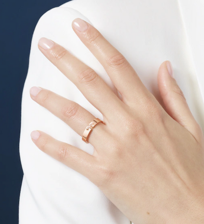 [⭐Spark]ALLIANCE LIENS VIDENCE DIAMOND 4MM RING