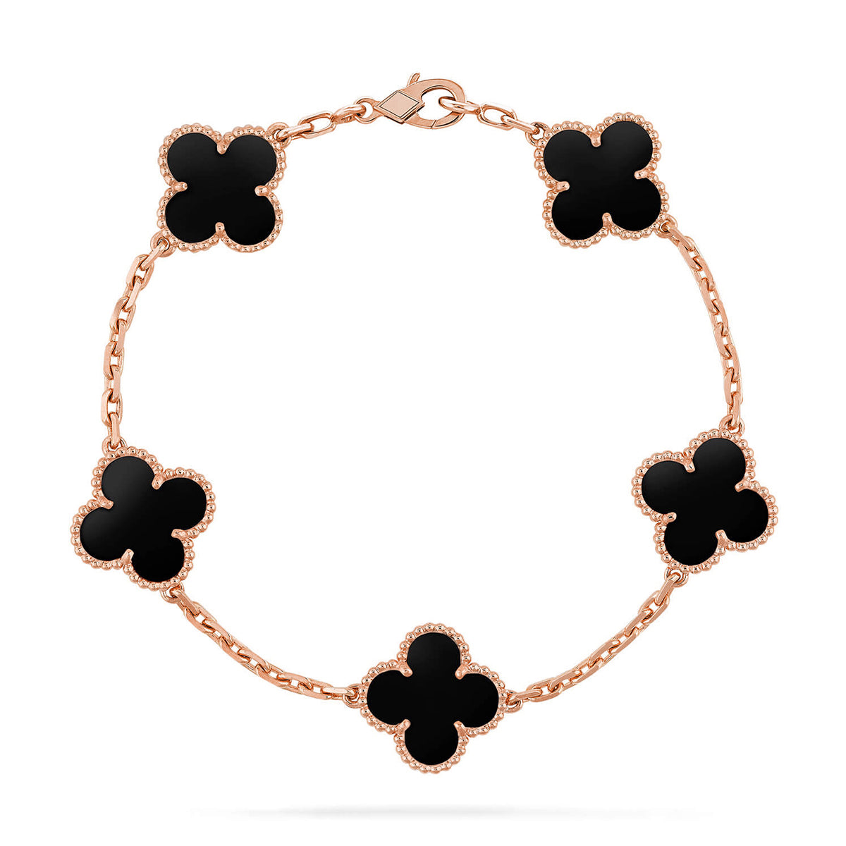 [⭐Spark] CLOVER 5 MOTIF ONYXS BRACELET COLLECTION