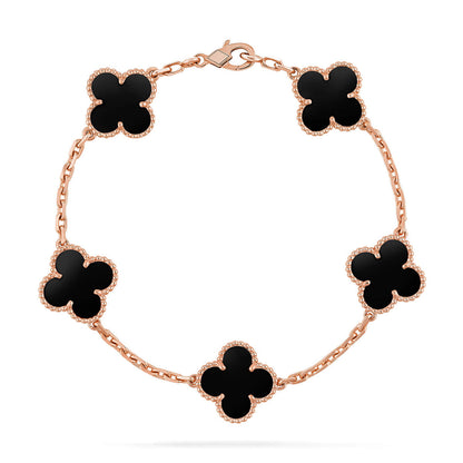 [⭐Spark] CLOVER 5 MOTIF ONYXS BRACELET COLLECTION
