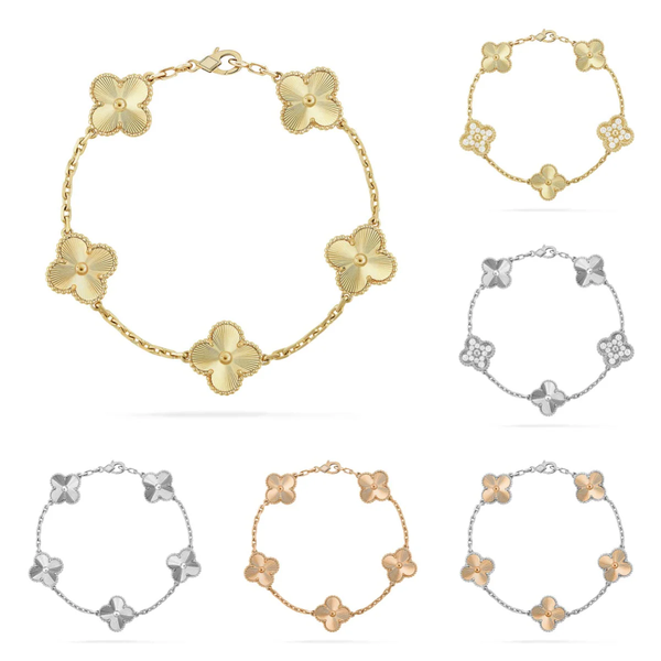 [⭐Spark] CLOVER 5 MOTIF LASER BRACELET COLLECTION
