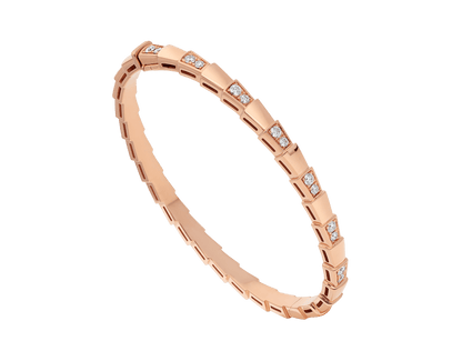 [⭐Spark]SERPENTI SMALL BRACELET PINK GOLD DIAMOND