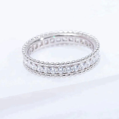 [⭐Spark]PERLEE DIAMOND SILVER RING