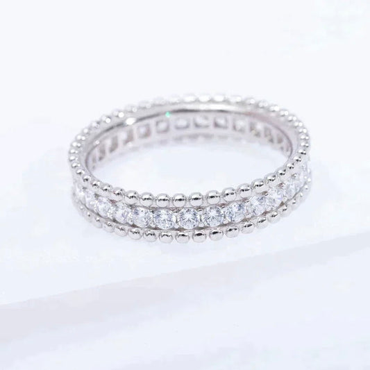 [⭐Spark]PERLEE DIAMOND SILVER RING