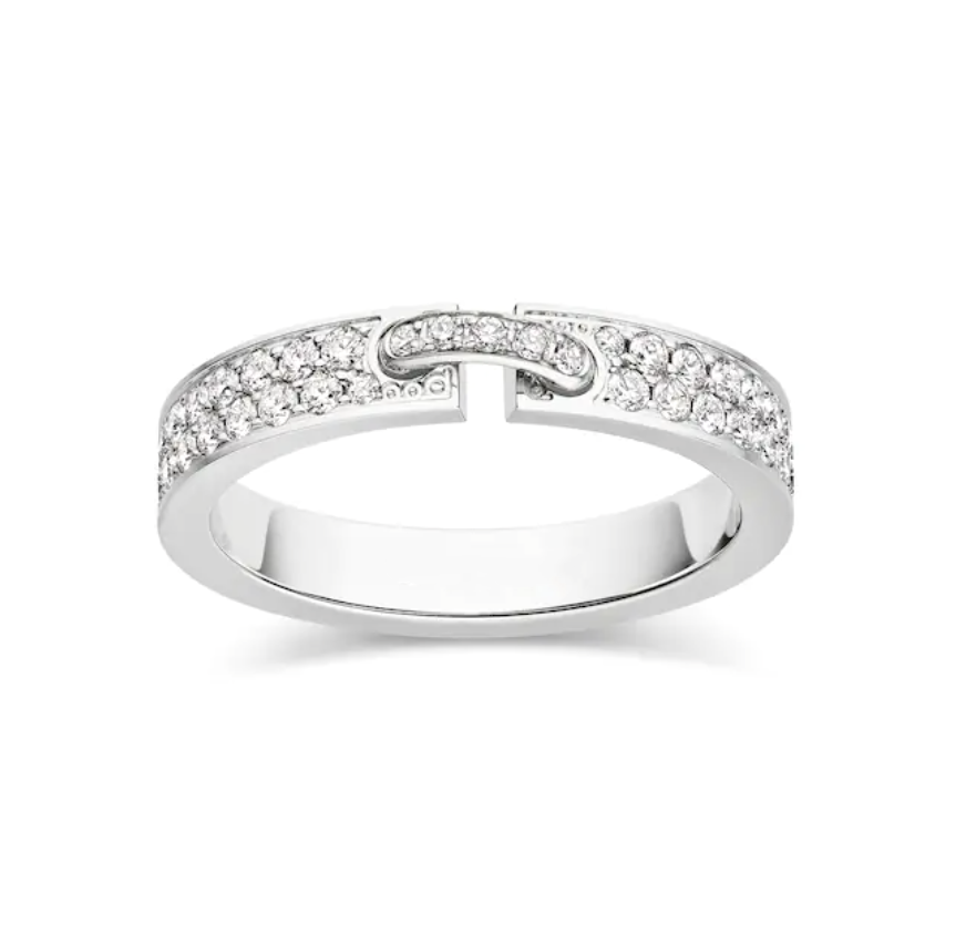[⭐Spark]ALLIANCE LIENS VIDENCE PAVED DIAMOND 4MM RING