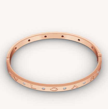 [⭐Spark]ZERO 1 PINK GOLD 12 DIAMONDS BRACELET