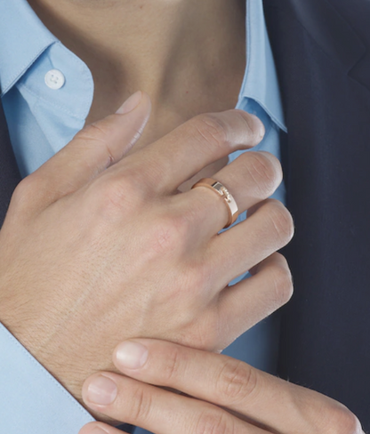 [⭐Spark]ALLIANCE LIENS VIDENCE DIAMOND 4MM RING