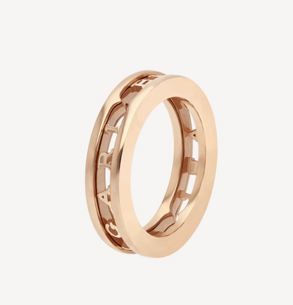 [⭐Spark]ZERO 1 ONE-BAND WITH OPENWORK LOGO SPIRAL RING