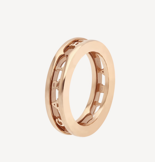 [⭐Spark]ZERO 1 ONE-BAND WITH OPENWORK LOGO SPIRAL RING